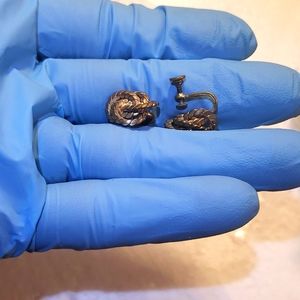 Clamp Back - Twisted Metal earrings